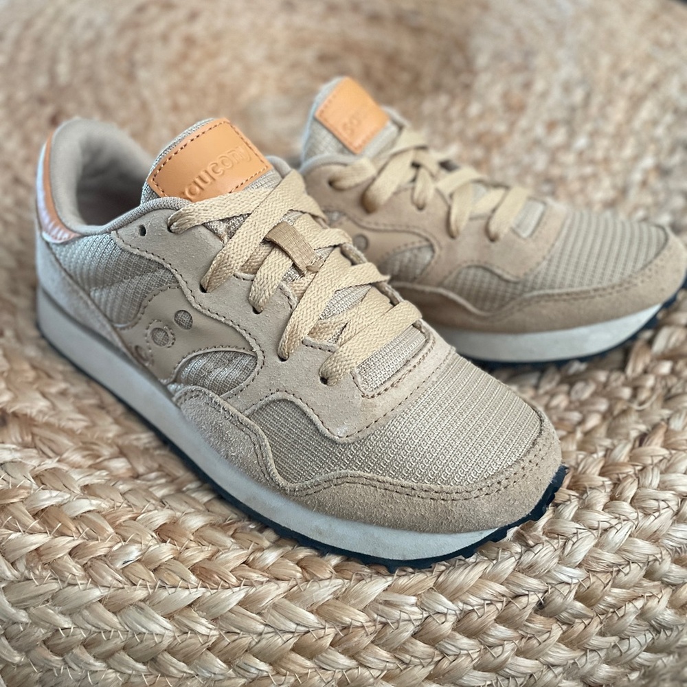 Saucony Beige and Tan Athletic Shoes - Picture 7 of 7